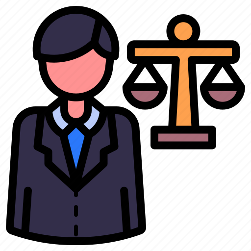 Lawyer, man, profession, law, advocate icon - Download on Iconfinder