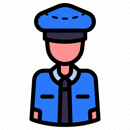 Police, officer, policeman, law, cop icon - Download on Iconfinder