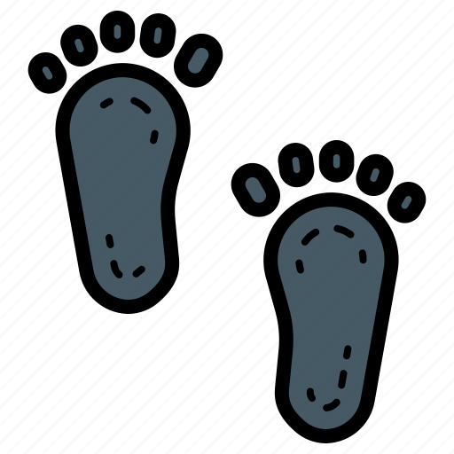 Footprint, trace, print, step, investigate icon - Download on Iconfinder