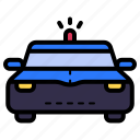 police, car, vehicle, transport, cop