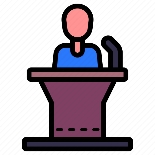 Testimony, witness, court, law, statement icon - Download on Iconfinder