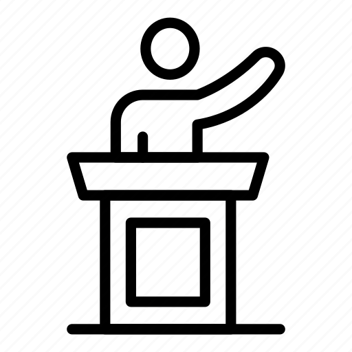 Business, car, justice, logo, man, person, speaker icon - Download on Iconfinder