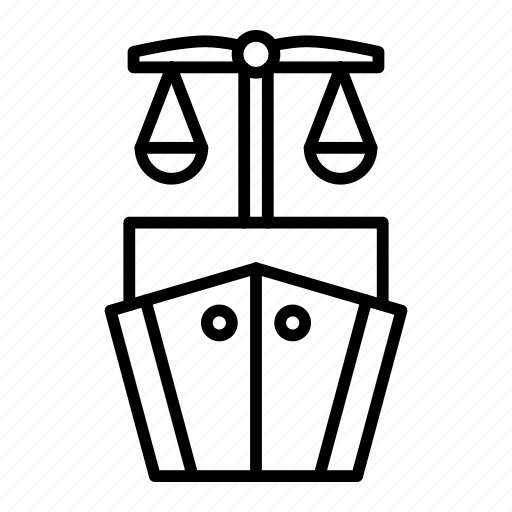 Maritime, law, maritime law, admiralty, legal, navigable water icon - Download on Iconfinder