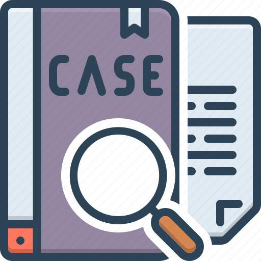 Case, research, report, document, investigation, case studies, legal document icon - Download on Iconfinder