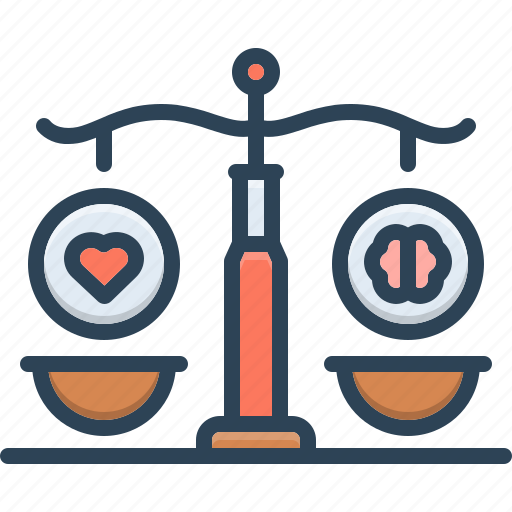 Ethics, morality, principles, ideals, impartial, equitable, equilibrium icon - Download on Iconfinder