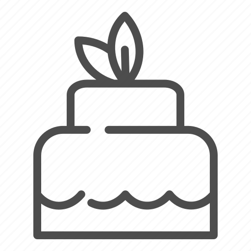 Cake, dessert, food, sweet, two-tier icon - Download on Iconfinder