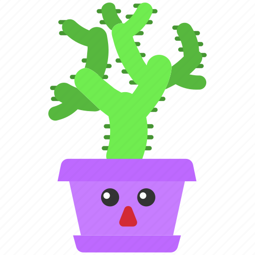 Cactus, cactus icon, kawaii, teddy bear cholla icon - Download on Iconfinder