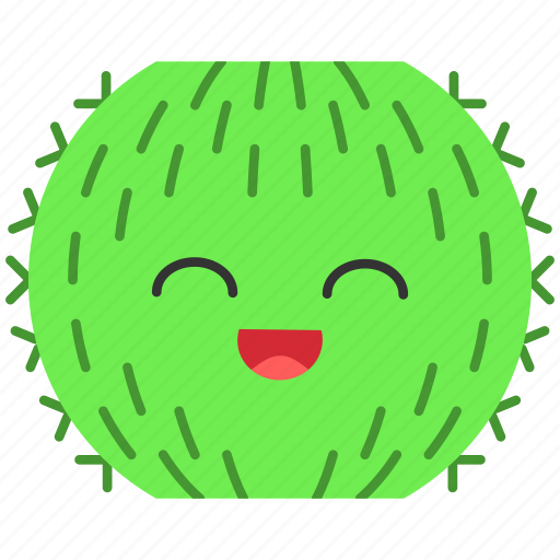 Barrel, cactus, cactus icon, kawaii icon - Download on Iconfinder