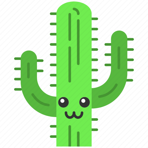 Cactus, cactus icon, kawaii, saguaro icon - Download on Iconfinder