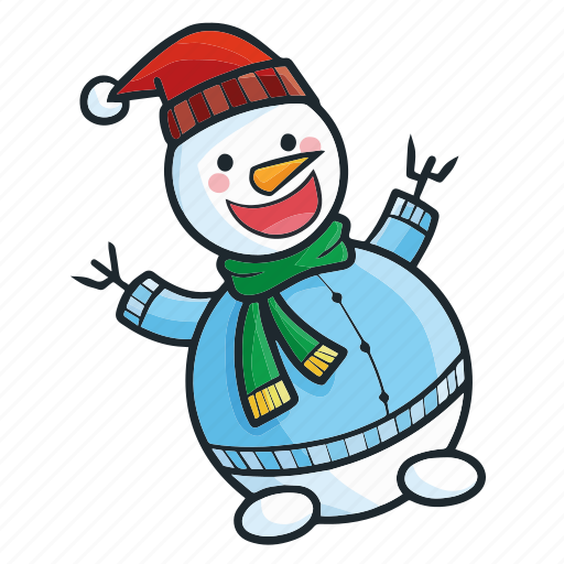 Snowman, kawaii, christmas, decoration, xmas, winter, celebration icon - Download on Iconfinder