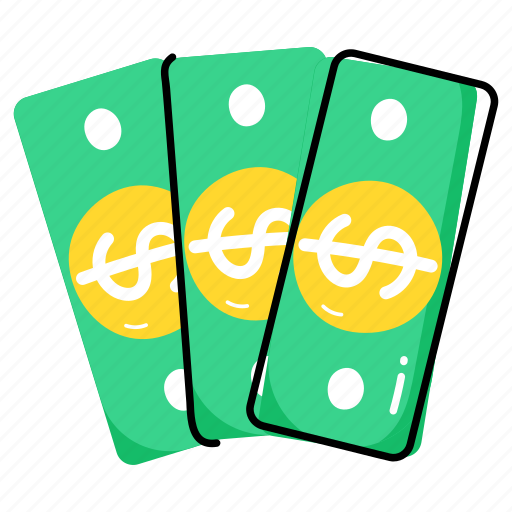 Money, currency, banknotes, dollars, cash sticker - Download on Iconfinder