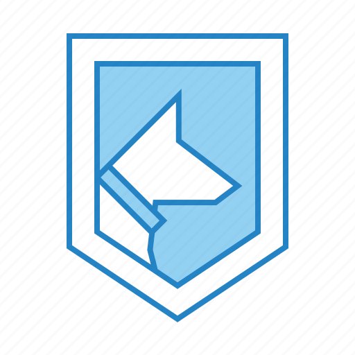 Dog, guard, protection, security, shield icon - Download on Iconfinder