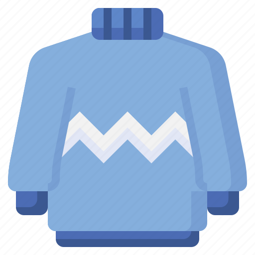 Jumper, winter, clothes, knitted, pullover, sweater icon - Download on Iconfinder