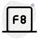 f8, keyboard, computer, key