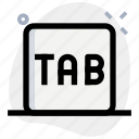tab, keyboard, key, computer