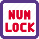 number, lock, keyboard, locked