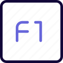 f1, keyboard, function, key