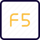 f5, function, key, keyboard