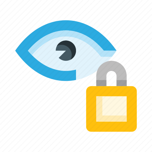View, blocked, hidden, lock, access, visibility icon - Download on Iconfinder