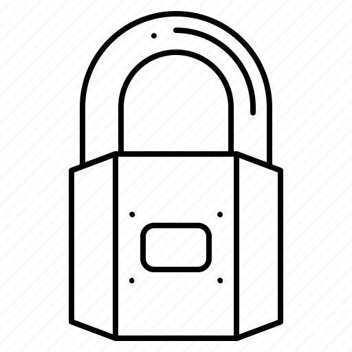Padlock, lock, key, safety, protection icon - Download on Iconfinder
