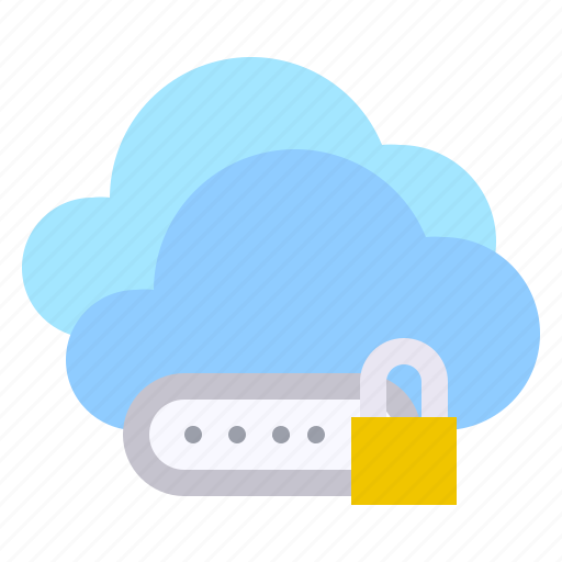 Cloud, lock, password, security, key icon - Download on Iconfinder