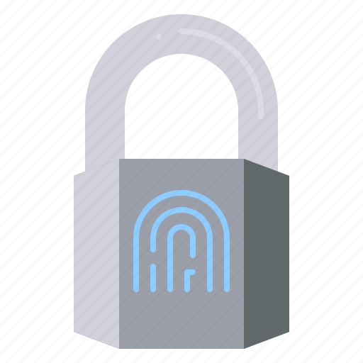 Padlock, fingerprint, password, key, lock, safe icon - Download on Iconfinder