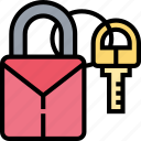 padlock, keys, protection, safeguard, security
