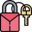 padlock, keys, protection, safeguard, security 