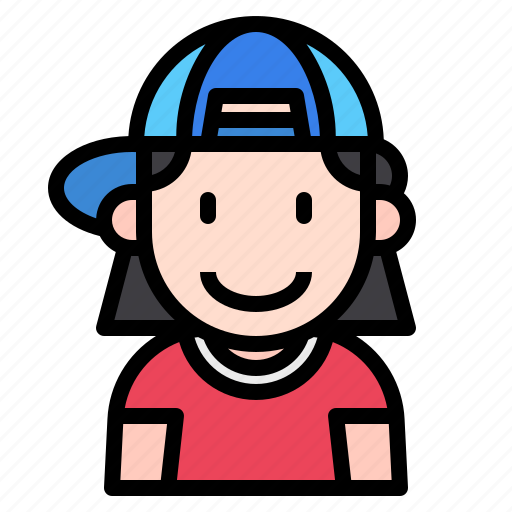 Kid, avatar, girl, people, person, hat, user icon - Download on Iconfinder