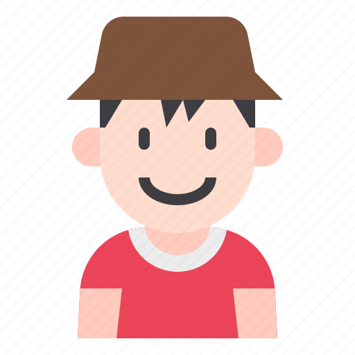Kid, avatar, boy, people, person, young, hat icon - Download on Iconfinder