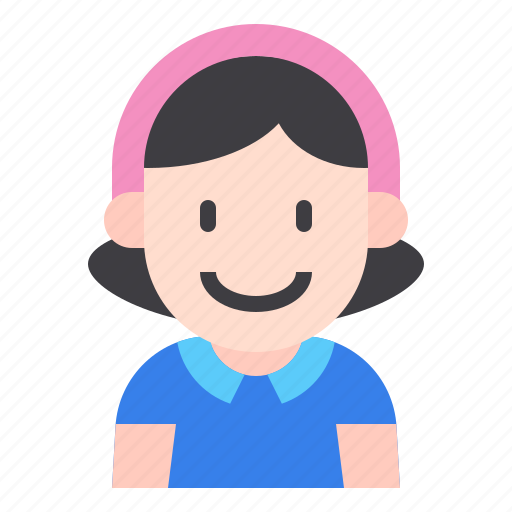 Kid, avatar, girl, people, person, profile, smile icon - Download on Iconfinder