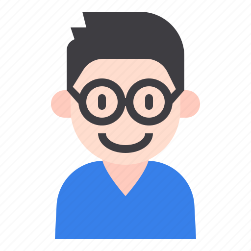 Kid, glasses, avatar, boy, people, person, young icon - Download on Iconfinder