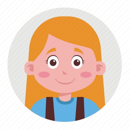 Avatar, kid, child, girl, blonde icon - Download on Iconfinder