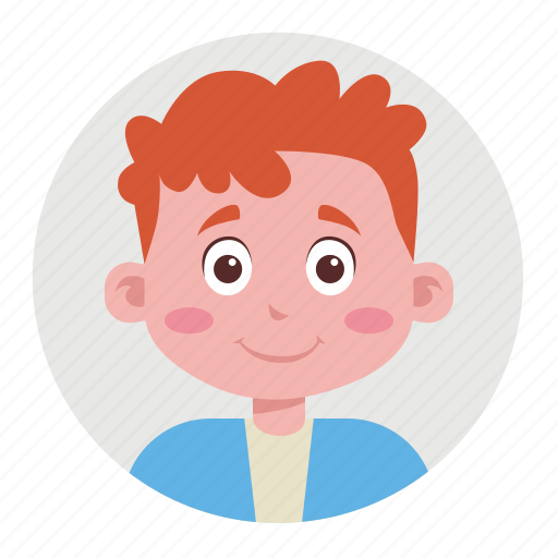 Avatar, kid, child, boy, redhead icon - Download on Iconfinder