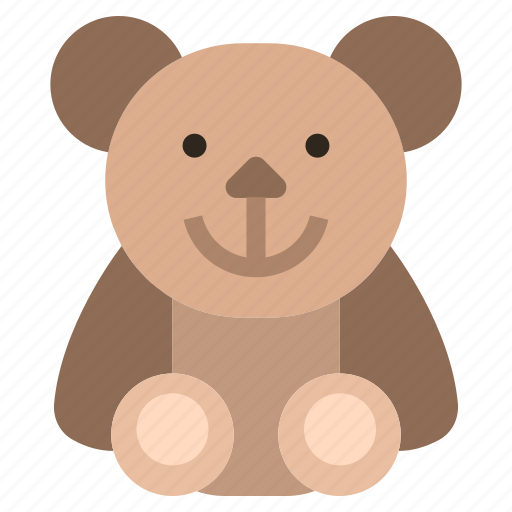 Bear, teddy bear, teddy, childhood, fluffy, puppet, children icon - Download on Iconfinder
