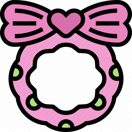 Scrunchie, elastic, hair, beauty, accessory icon - Download on Iconfinder