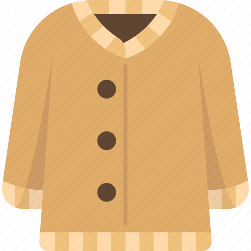 Cardigan, sweater, knit, casual, apparel icon - Download on Iconfinder