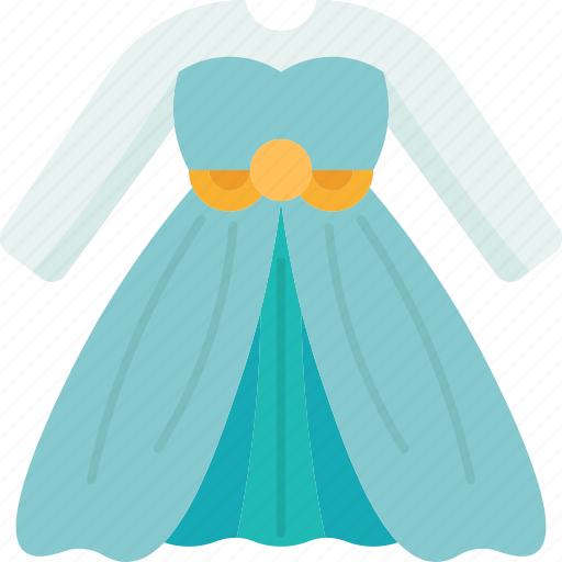 Dress, princess, girl, costume, skirt icon - Download on Iconfinder