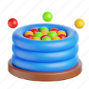 balls, colored balls, childhood, kindergarten, playground, fun, ball, colorful, kids playground 