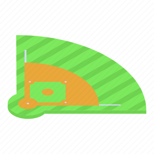 Baseball, field, isometric icon - Download on Iconfinder
