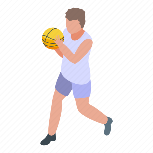 Basketball, player, isometric icon - Download on Iconfinder