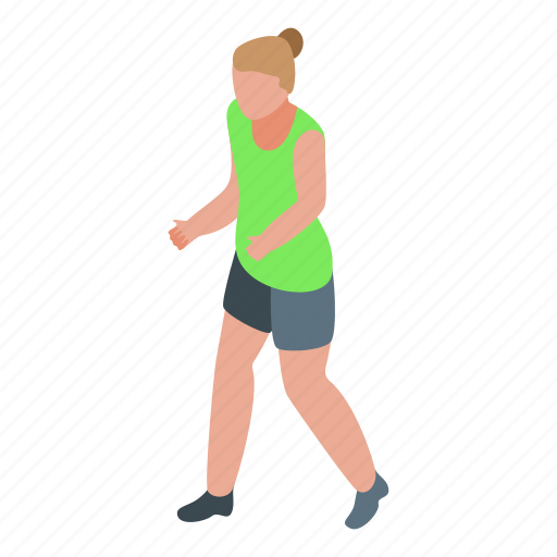 Girl, basketball, isometric icon - Download on Iconfinder