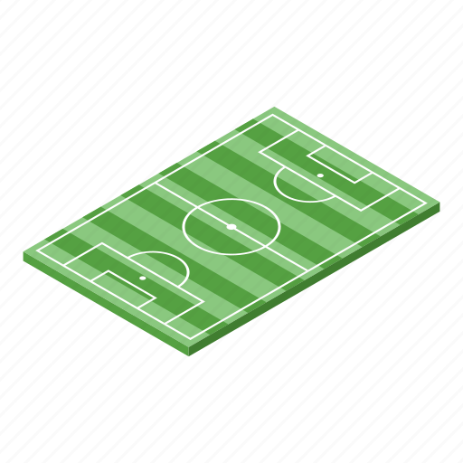 Soccer, field, isometric icon - Download on Iconfinder