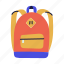 bag, bagpack, school, kids, luggage 