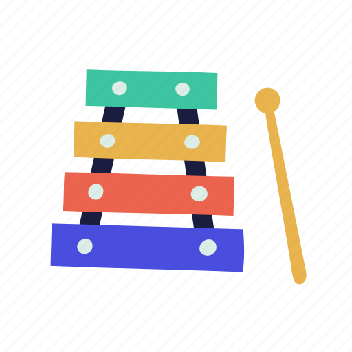Xylophone, childrens, instrument, kids, music icon - Download on Iconfinder