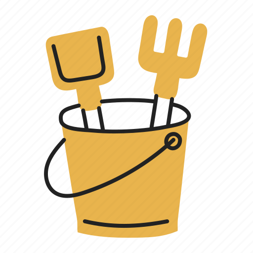 Bucket, play, sand, summer, toy icon - Download on Iconfinder