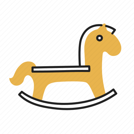 Horse, rocking, child, infant, toy icon - Download on Iconfinder