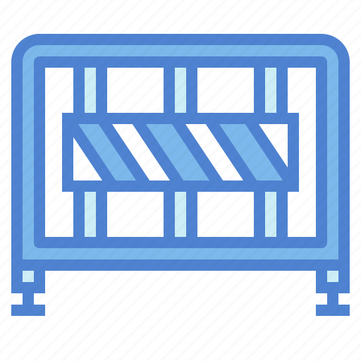 Barrier, crossing, gate, signaling icon - Download on Iconfinder
