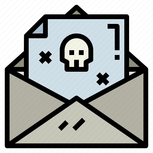 Dead, letter, mail, skull icon - Download on Iconfinder
