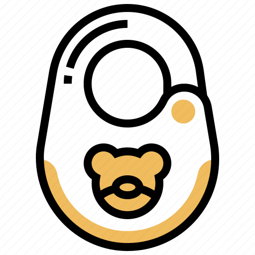 Apron, baby, bib, eating, mealtime icon - Download on Iconfinder